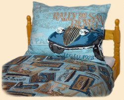 Postelné prádlo San Remo modré