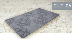 Kúpelňová a WC predložka sivá