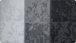 Kúpelňová a WC predložka sivo-antracitová