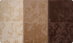 Kúpelňová a WC predložka béžovo-hnedá